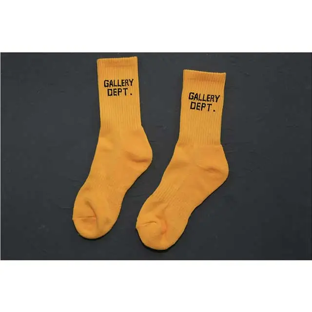 Letter Design Cotton Sports Socks For Unisex