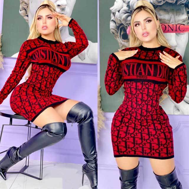 Knit Sweater Bodycon Dress