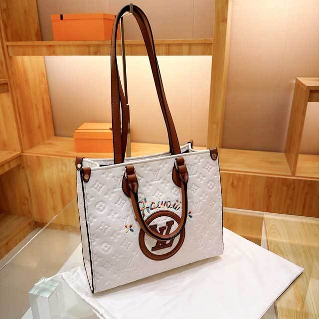 Letter Design Ladies Leather Shoulder Bag