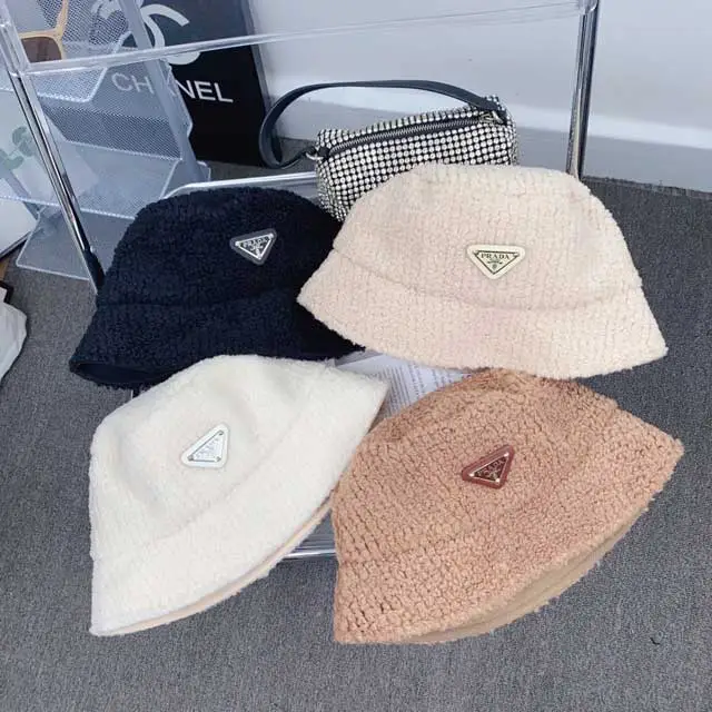 Fashion Logo Lambswool Fisherman Hat