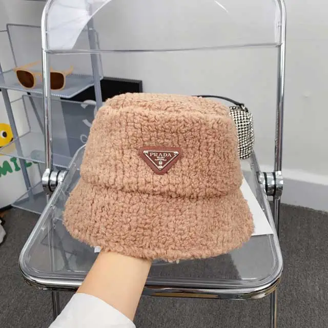 Fashion Logo Lambswool Fisherman Hat