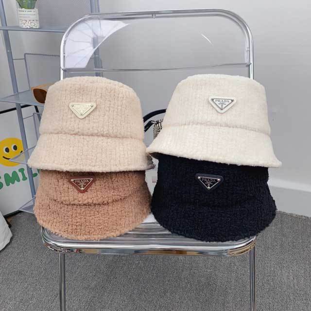 Fashion Logo Lambswool Fisherman Hat
