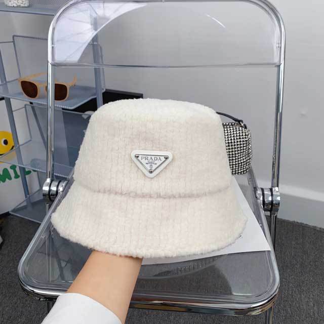 Fashion Logo Lambswool Fisherman Hat