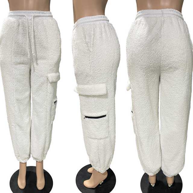 Fuzzy Casual Jogger Pant