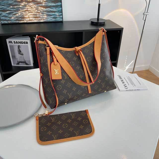 Fashion Letter Print Leather Shoulder Bag