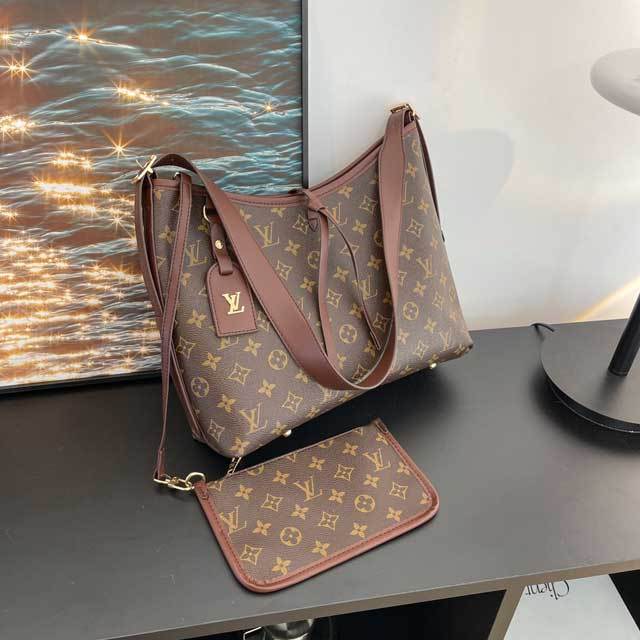 Fashion Letter Print Leather Shoulder Bag