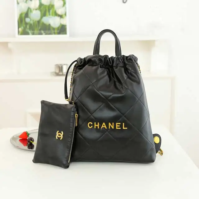 Fashion Letter Leather Backpack