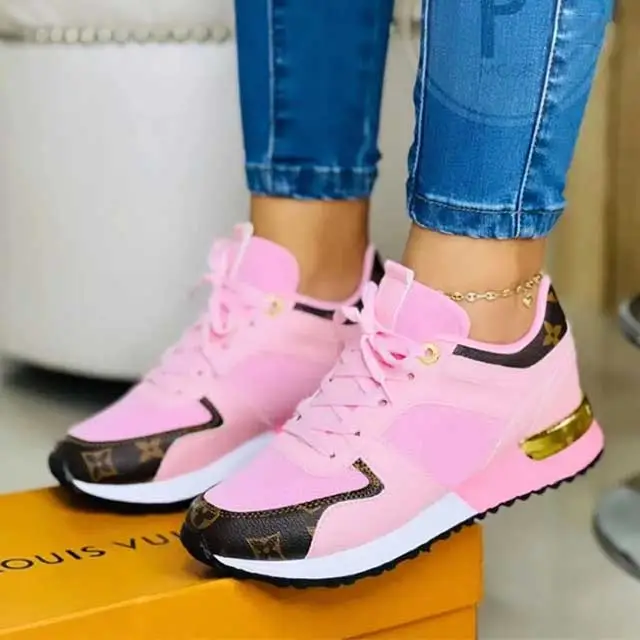 Breathable Mesh Lace-Up Sneakers