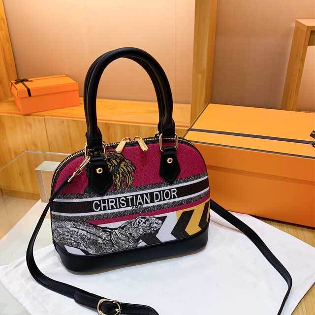 Printed Leather Cross Body Sport Bag