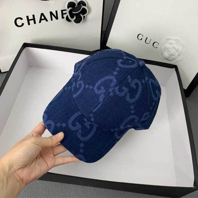 Fashion Print Denim Baseball Cap