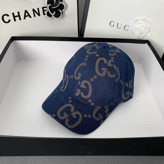 Fashion Print Denim Baseball Cap