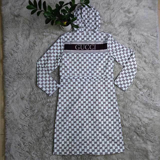 Printed Casual Windbreaker Coat