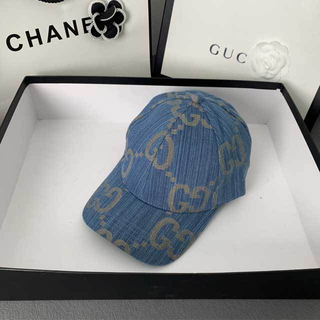 Fashion Print Denim Baseball Cap