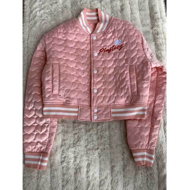 Letter Embroidery Bomber Jacket
