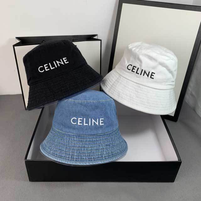Embroidery Denim Bucket Hat