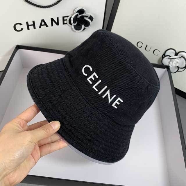 Embroidery Denim Bucket Hat