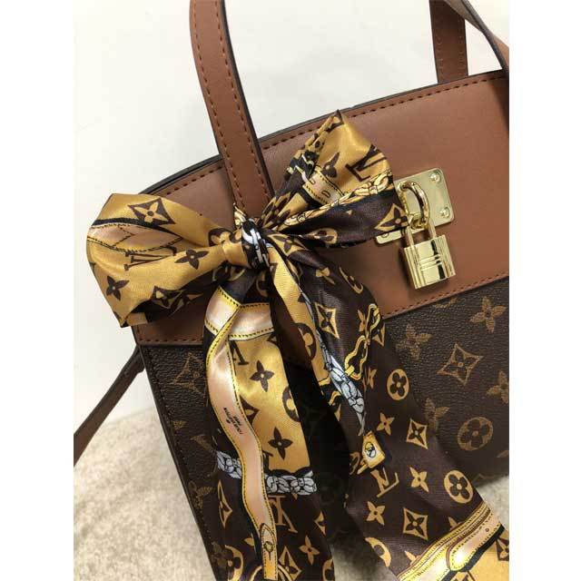 Fashion Letter Print Leather Hand Bag