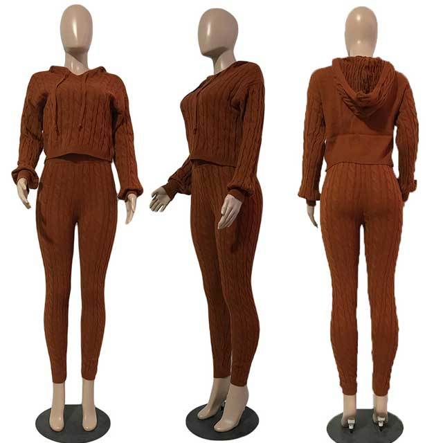 Knit Sweater Pants Set