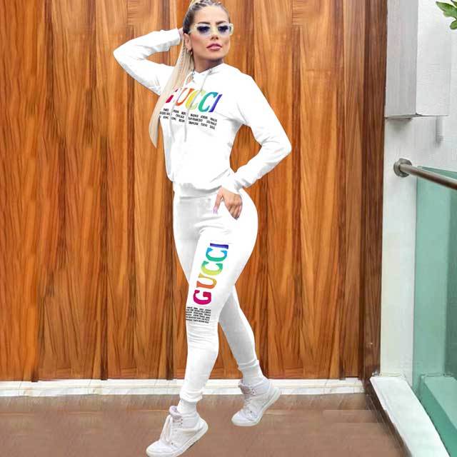 Letter Design Casual Fall Jogging Suit