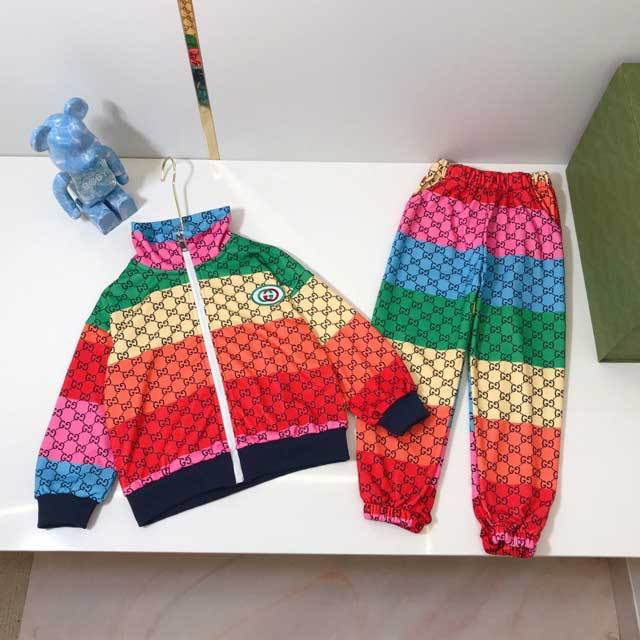 Children Printed Casual Pants Set