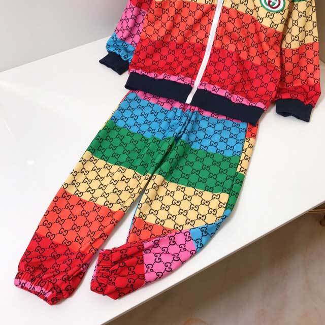 Children Printed Casual Pants Set