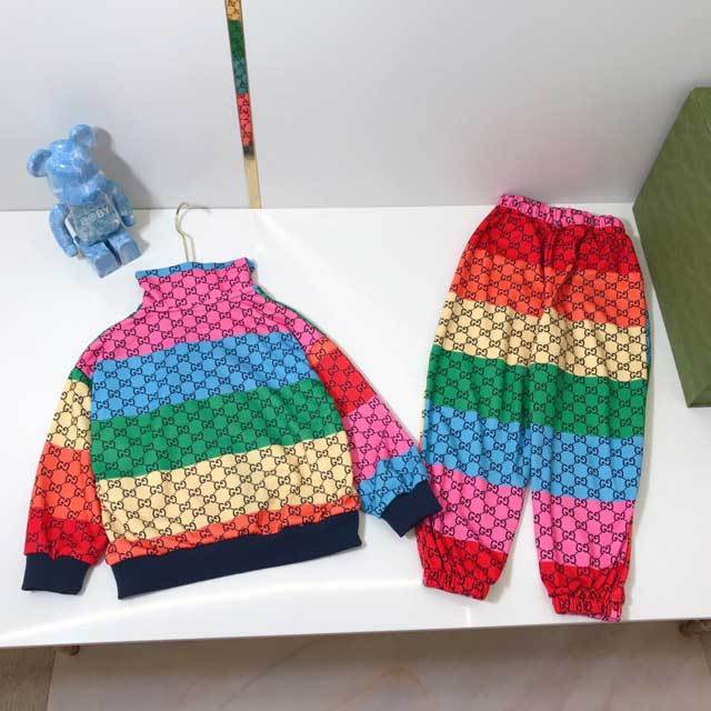 Children Printed Casual Pants Set