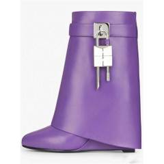 Purple PU Leather