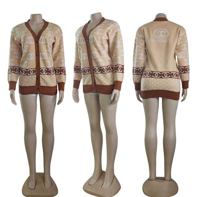 Button Knit Cardigan Sweater