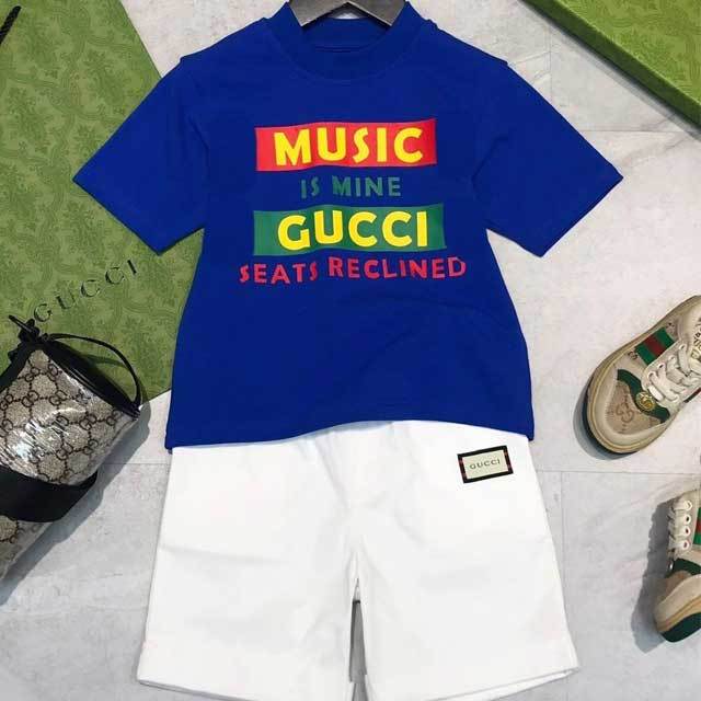 Letter Print Children Two Piece Set