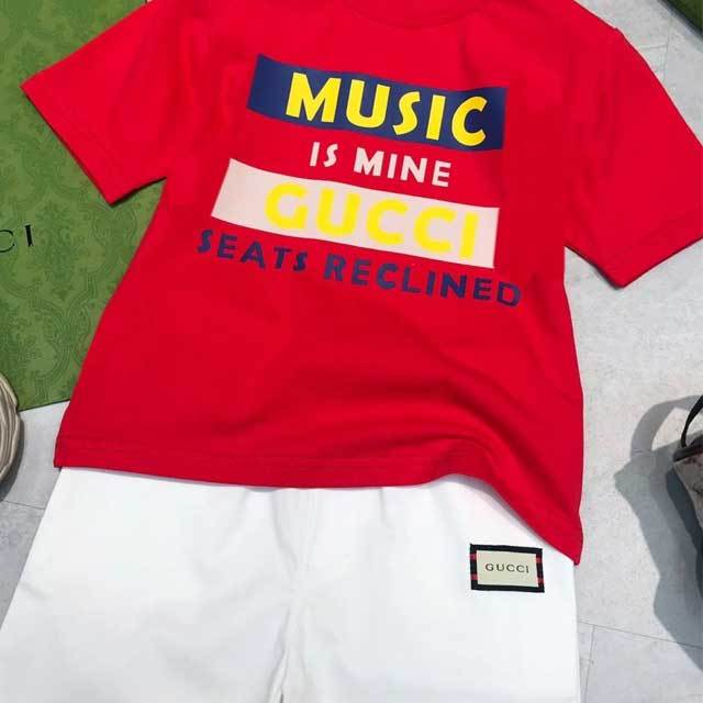Letter Print Children Two Piece Set