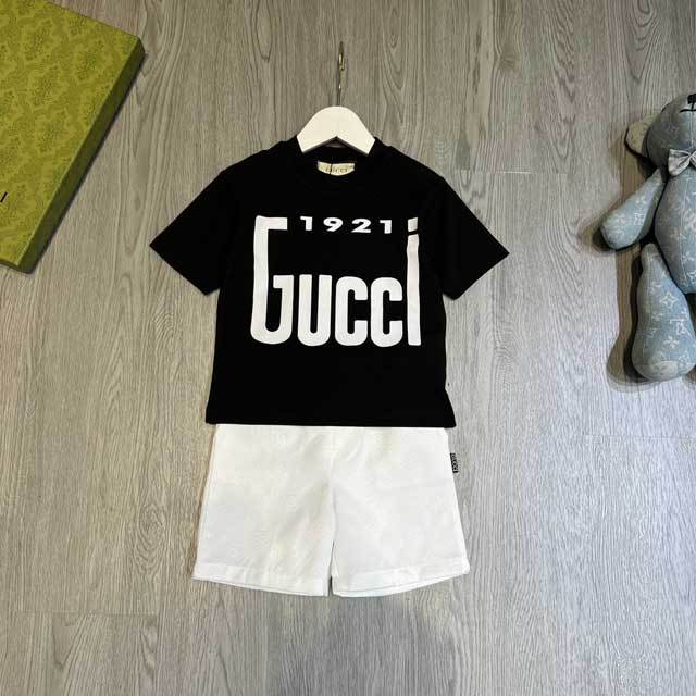 Letter Print Kids Short Set