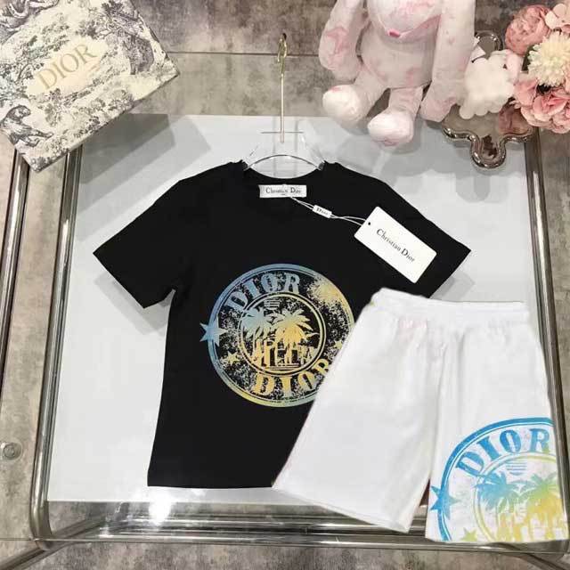 Printed Children Casual Short Set