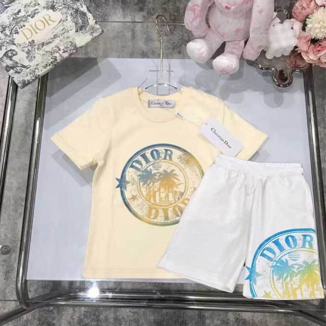 Printed Children Casual Short Set