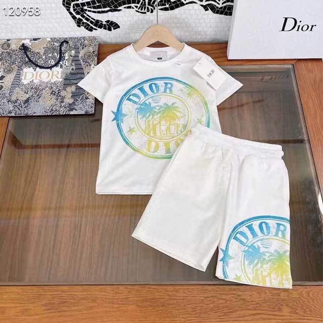 Printed Children Casual Short Set