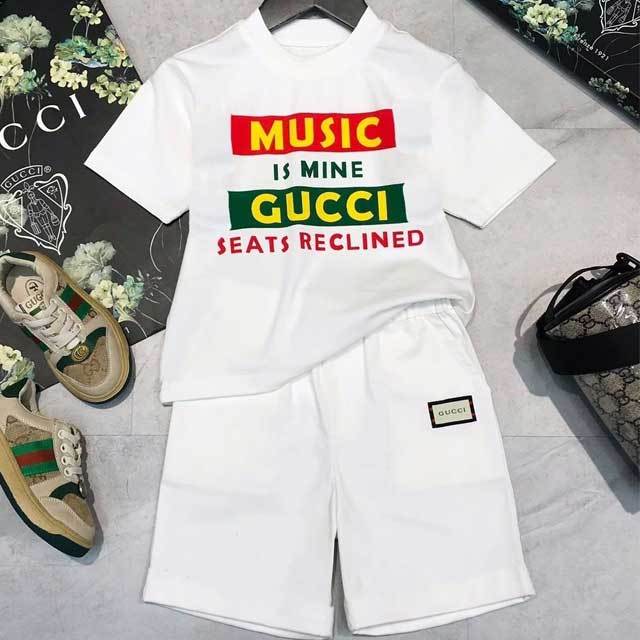 Letter Print Children Two Piece Set