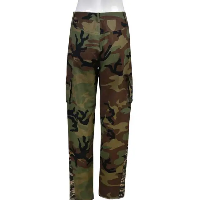 Camo Cargo Pant With Pocket