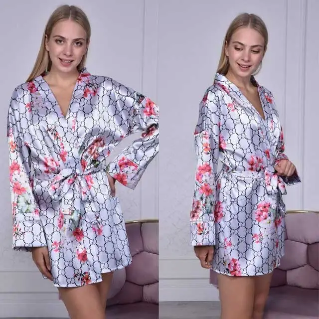 Sexy Printed Nightgown Dress