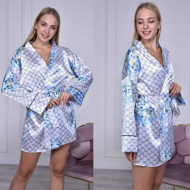 Sexy Printed Nightgown Dress