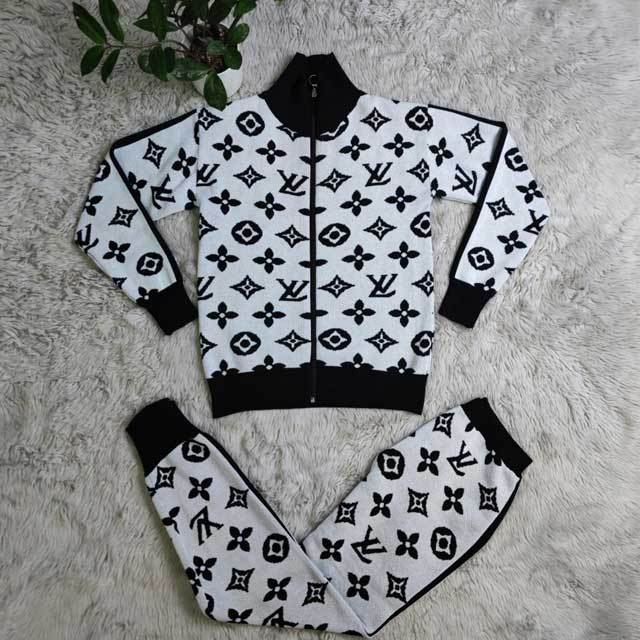 Embroidery Sweater Jogging Suit