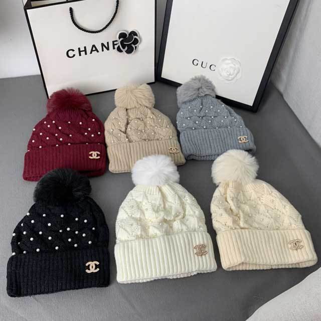 Pearl Knit Winter Hats