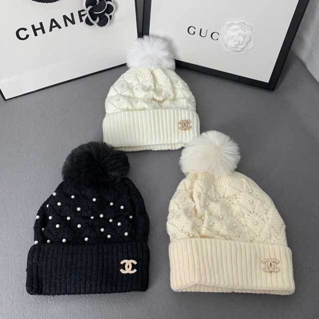 Pearl Knit Winter Hats