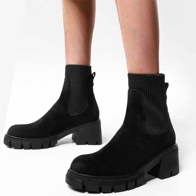 Suede Casual Socks Boots