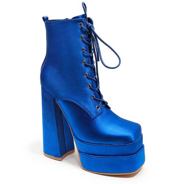 Chunky Heeled Platform Boots