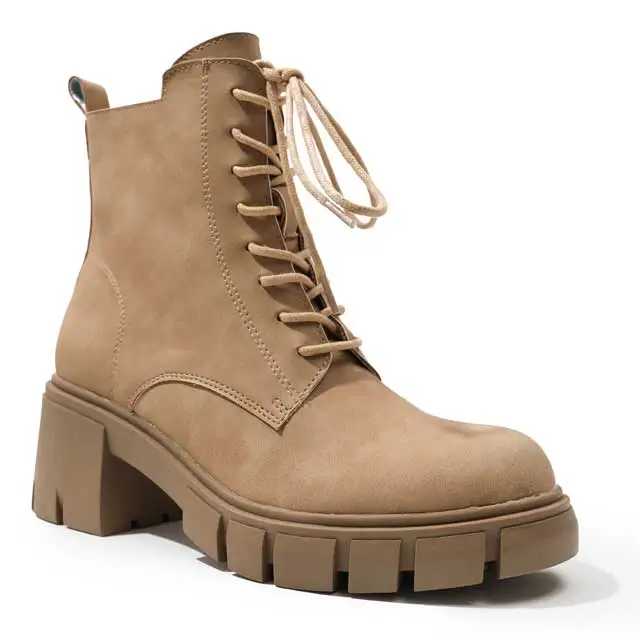 Lace-Up Casual Martin Boots