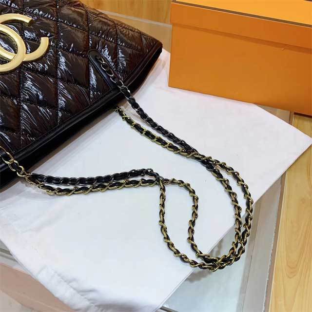 Chain Leather Big Size Shoulder Bag