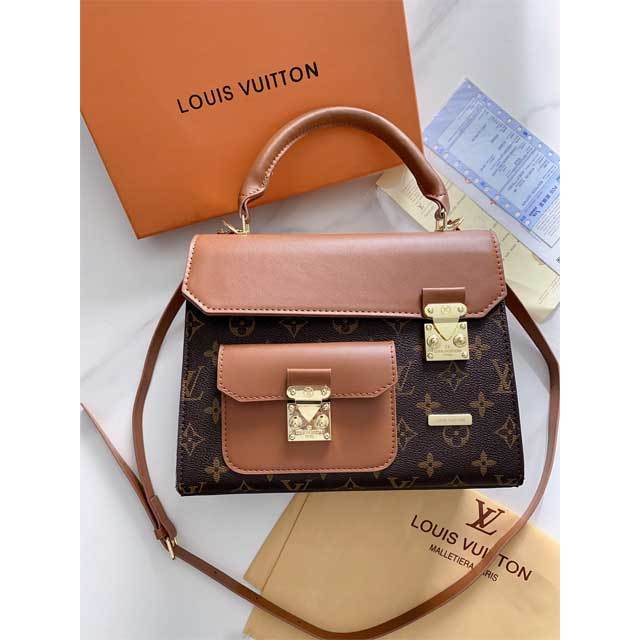 Office Ladies Leather Crossbody Bag