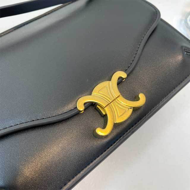 Fashion Logo Leather Shoulder Bag