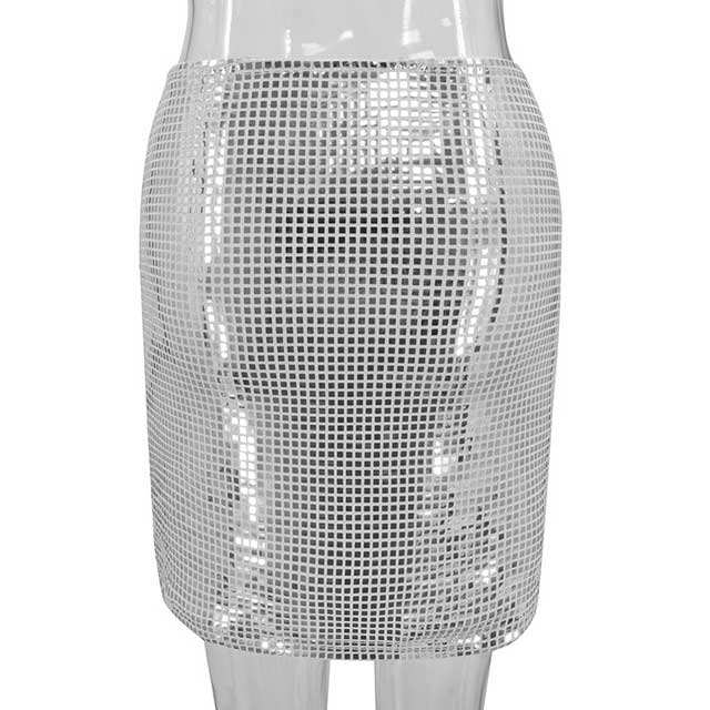 Sequin Bodycon Mini Skirt