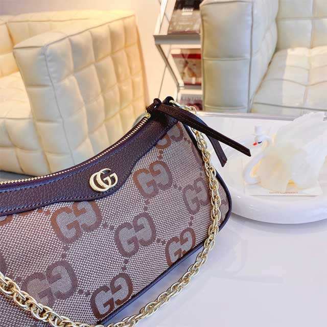 Gold Chain Fashion Ladies Underarm Bag