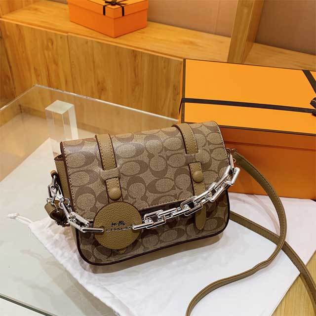 Fashion Print Leather Female Crossbody Bag